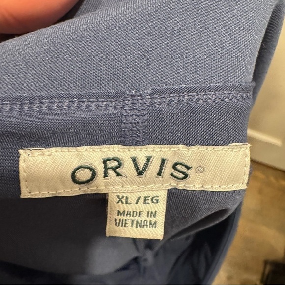Orvis Women's Front Pocket Active Skort Blue XL Preppy Sporty pickleball tennis - Picture 11 of 11